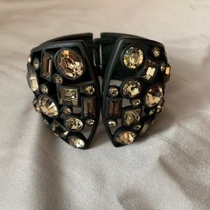 Lia Sophia Black Graphite Bangle